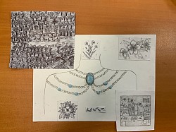 Maiha-Céline - Quand les dessins se rassemblent - Crayon, stylo bille et papier